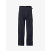 Gramicci Mens Double Navy G Pant Straight Cotton-twill Trousers Xl