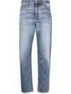 Jacob Cohen Tapered Stonewash Jeans In 蓝色