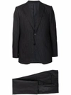 Ermenegildo Zegna Pinstriped Two-piece Suit In Grau