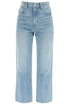 Slvrlake London Cropped Jeans In Blue