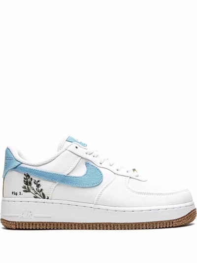 Nike Air Force 1 Low '07 ''indigo'' Sneakers In White