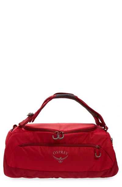 Osprey Daylite 30l Duffle Bag In Cosmic Red
