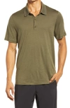 Icebreaker Tech Lite Ii Merino Wool Polo In Loden