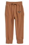BURBERRY THOMAS BEAR EMBROIDERED CASHMERE jumper JOGGERS,8045144