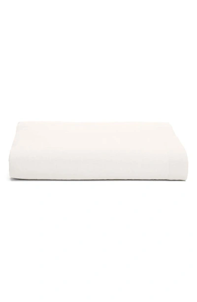 Tekla Linen Fitted Sheet In Cream White