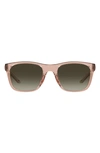 Under Armour 55mm Square Sunglasses In Cryspink / Brown Gradient