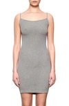 Skims Lounge Rib Slipdress In Heather Gray