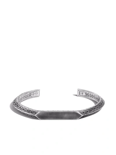 John Hardy Men's Sterling Silver Classic Chain Tiga Cuff Bangle Bracelet