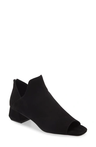 Pelle Moda Vonn Open Toe Ankle Boot In Black