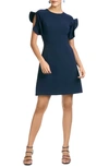 SACHIN & BABI HARPER FLOUNCE SLEEVE COCKTAIL DRESS,S01D50E-401