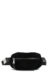 Aimee Kestenberg Milan Belt Bag In Black Shearling