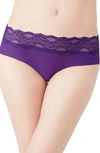 B.tempt'd By Wacoal B.bare Hipster Panties In Grape Royale