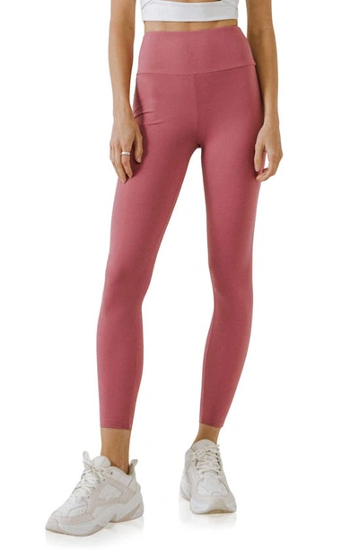 Grey Lab Leggings In Pink