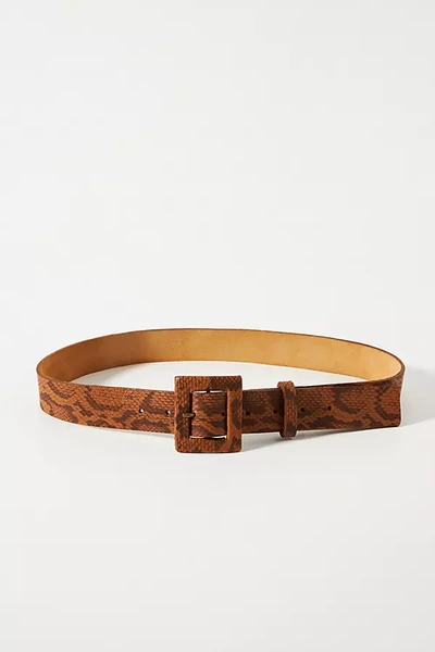 Ada Kelly Square Buckle Belt In Assorted