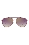 Isabel Marant 60mm Gradient Aviator Sunglasses In Burgundy