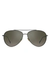 Isabel Marant 60mm Gradient Aviator Sunglasses In Green / Silver