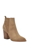 Marc Fisher Ltd Alva Bootie In Medium Nat Suede