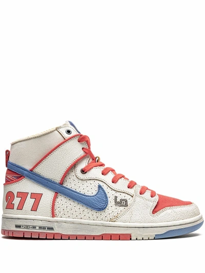 Nike X Ishod Wair X Magnus Walker Sb Dunk High Sneakers In White