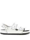 Proenza Schouler Ps X Birkenstock Milano Sandal In Berlin White In White