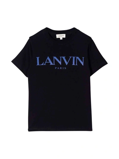 Lanvin Kids' Unisex Blue T-shirt In Marine