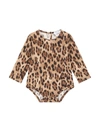 DOLCE & GABBANA BABY GIRL LEOPARD BODYSUIT,L2JOF5G7LAT HY13M