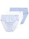 Jockey Plus Size Elance French Cut Brief 3-pack In Baby Breath,animal