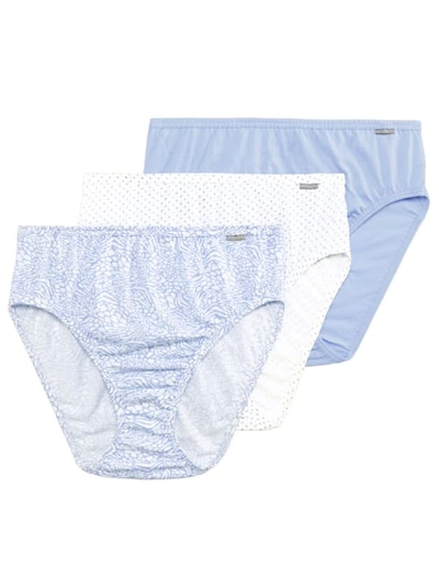 Jockey Plus Size Elance French Cut Brief 3-pack In Baby Breath,animal