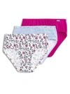 Jockey Elance Hipster 3-pack In Meadow,purple,stripe