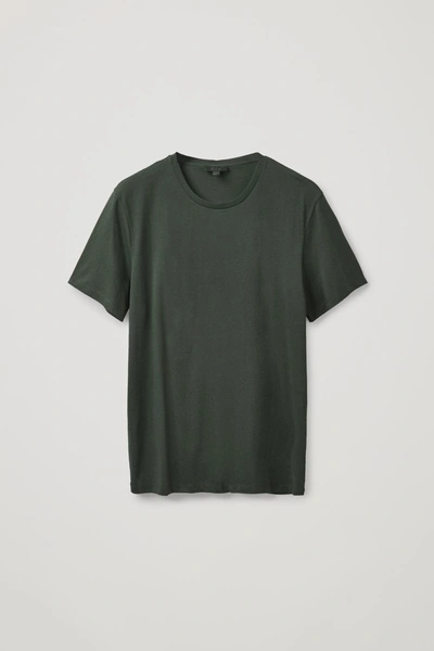 Cos Regular-fit T-shirt In Green