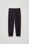 Cos Straight-leg Corduroy Chinos In Blue