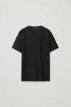 Cos Regular-fit T-shirt In Black