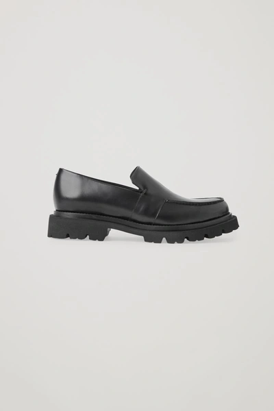 Cos Chunky Loafers In Schwarz