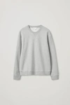 Cos Relaxed-fit Sweatshirt In Grey