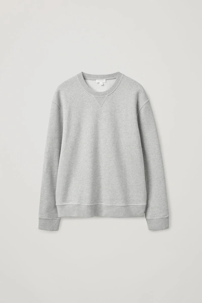 Cos Relaxed-fit Sweatshirt In Grey ModeSens
