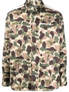 PALM ANGELS CAMOUFLAGE-PRINT TRACK SHIRT
