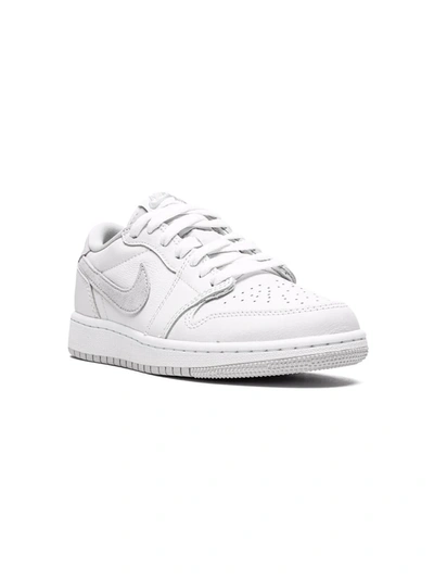 Jordan Kids' Air  1 Low Og "neutral Grey" Sneakers In White