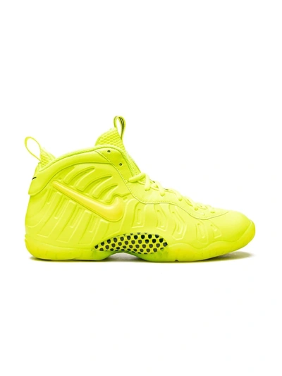 Nike Kids' Little Posite Pro High-top Sneakers In Yellow