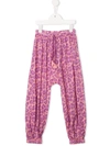 ZIMMERMANN LEOPARD-PRINT DROP-CROTCH TROUSERS