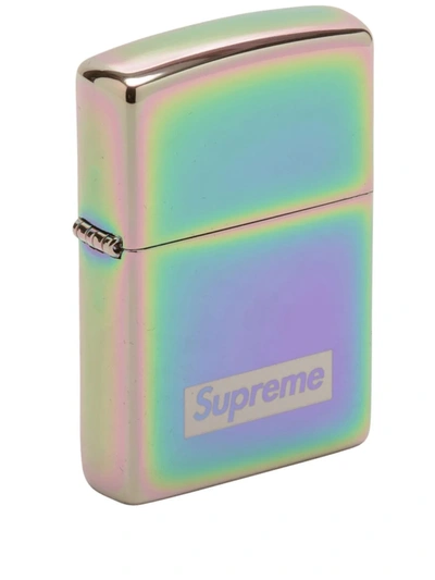 Supreme X Zippo "iridescent" Lighter In Spectrum Iridesccent