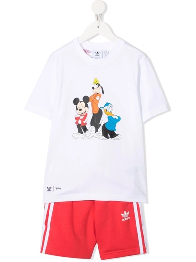 Adidas Originals Kids' Disney Originals Two-piece Set In White