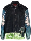 424 Apocalypse Garden Shirt Jacket In Black