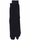 Maison Margiela Tabi Knee-high Socks In Blue