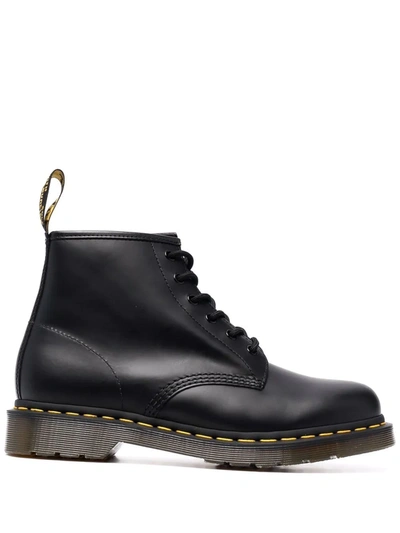 Dr. Martens' 101 Lace-up Boots In Black