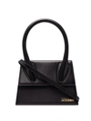 Jacquemus Small Handle And Removable Shoulder Strap In Black