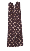 Marine Serre Brown Second Skin Long Gloves In Brown