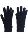 WOOLRICH LOGO KNITTED GLOVES