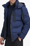 Andrew Marc Huxley Removable Hood Jacket In Ink
