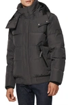 Marc New York Phoenix Water Resistant Down & Feather Coat In Charcoal