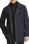 Marc New York Burnett Wool Blend Peacoat In Ink
