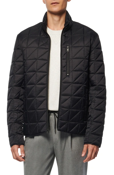 Marc New York Brompton Water Resistant Quilted Jacket In Black